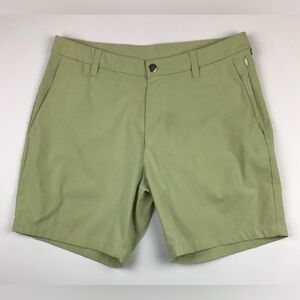 lululemon commission shorts ventlight size 32 yellow